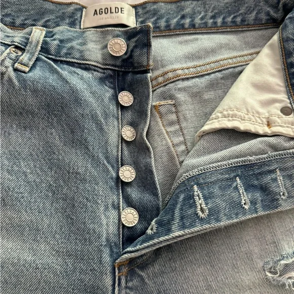 Agolde Parker Cutoff Shorts, size 28 - Picture 4 of 8